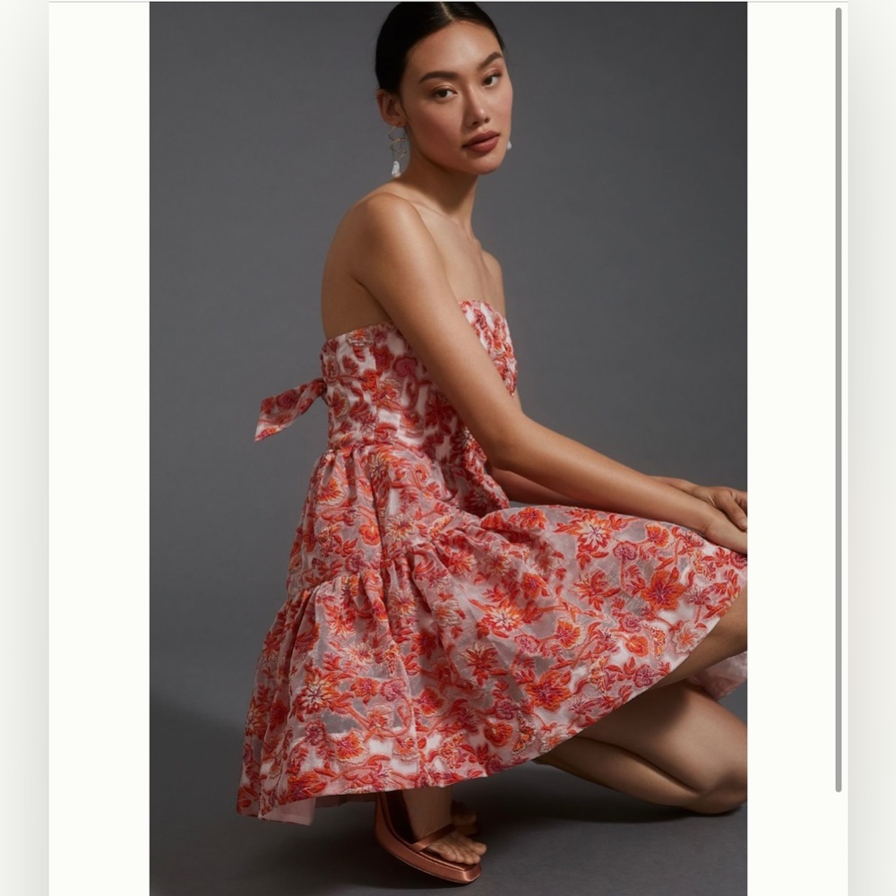 Anthropologie Maeve Jacquard Mini Dress NEW